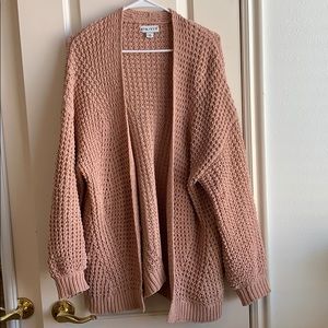 Oversized chunky cardigan